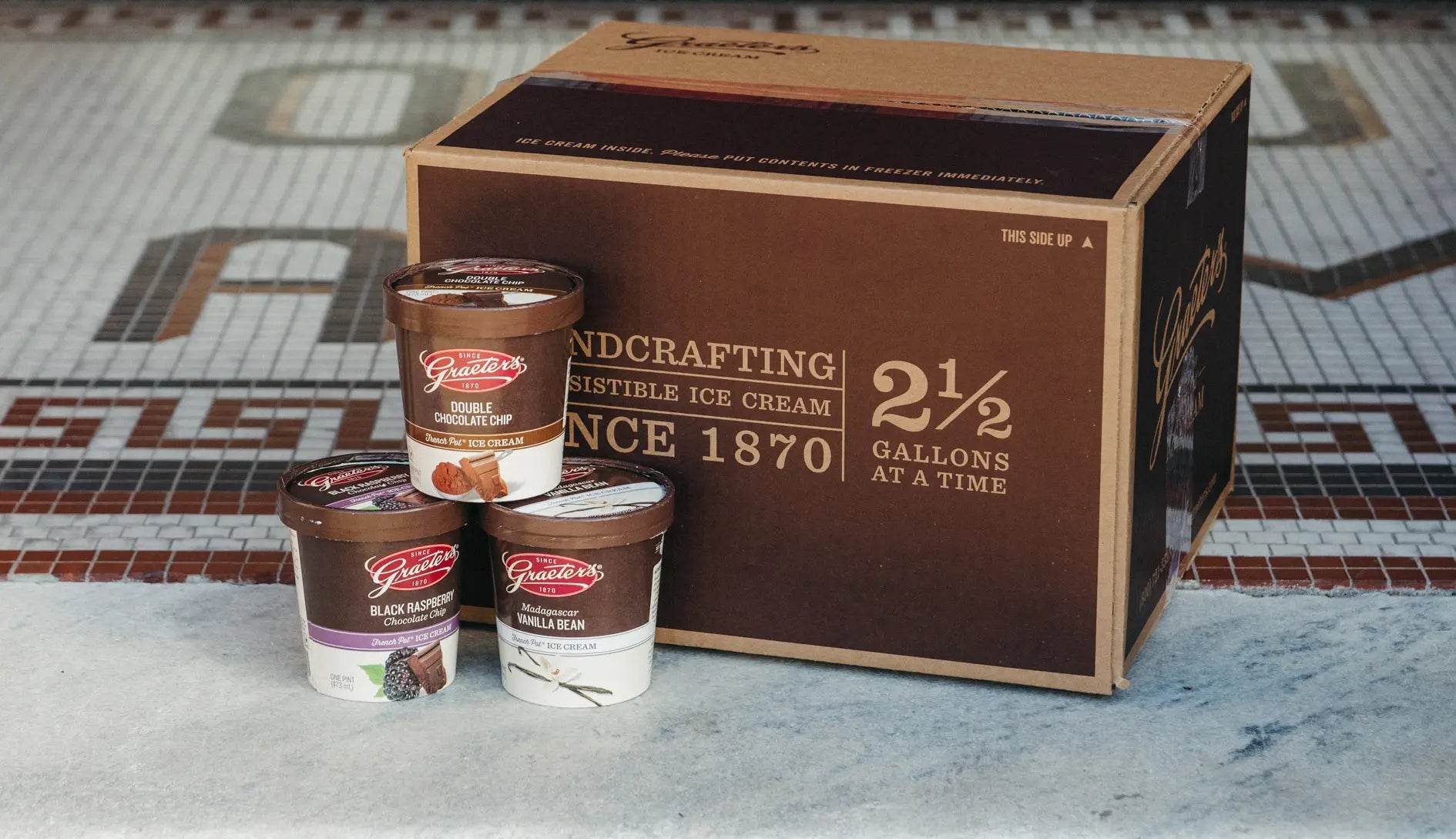 Graeter's ice cream package delivery
