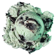Mint Cookies & Cream - Enjoy our creamy mint flavored ice cream with large chunks of Oreo Cookies! It's only around for ...