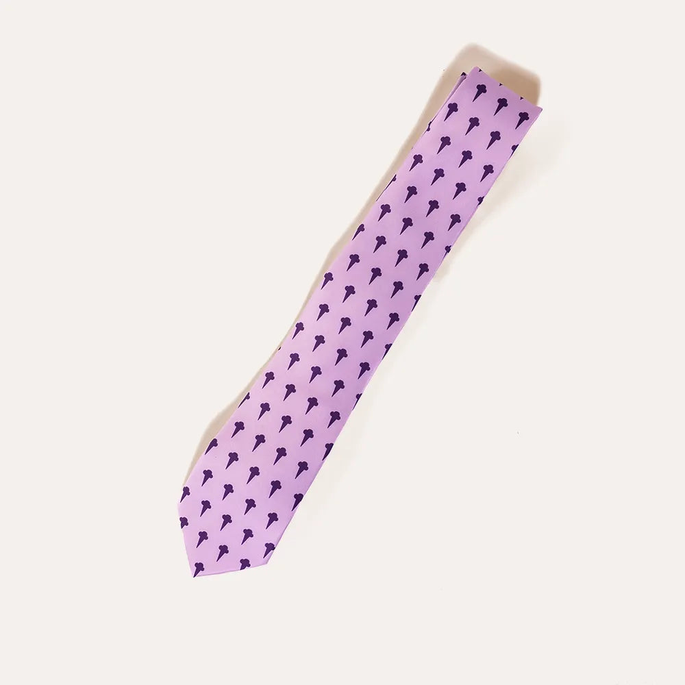 Graeter's Purple Striped Tie