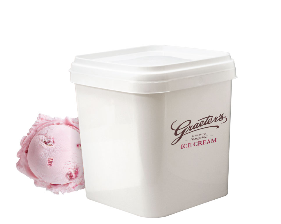 Graeter's Bulk Peppermint Stick Ice Cream