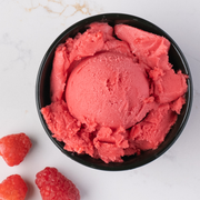 Raspberry Sorbet - Fresh, juicy red raspberries make ours the sorbet-lover’s sorbet. Oh, in case you’re wondering. Y...