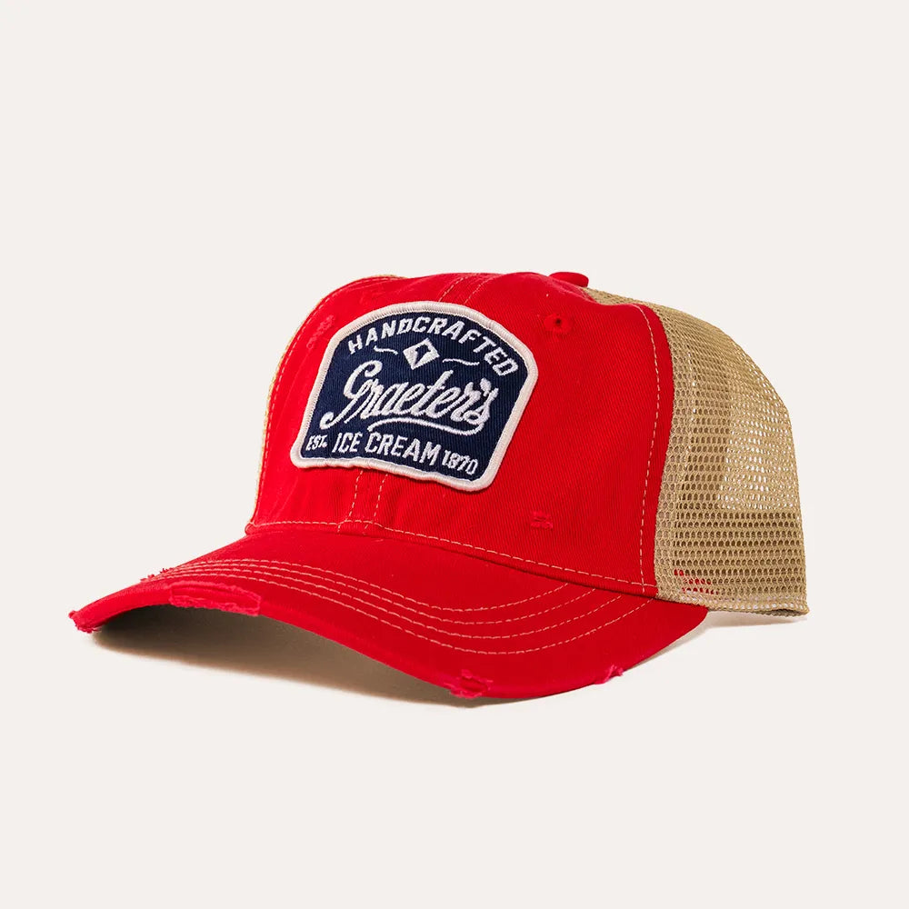 Graeter's Red Trucker Hat