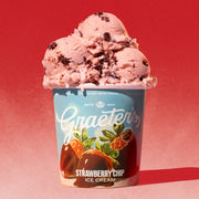 Strawberry Chip - The decadent inclusion of our dark chocolate chips adds a seductive layer to our beloved strawber...