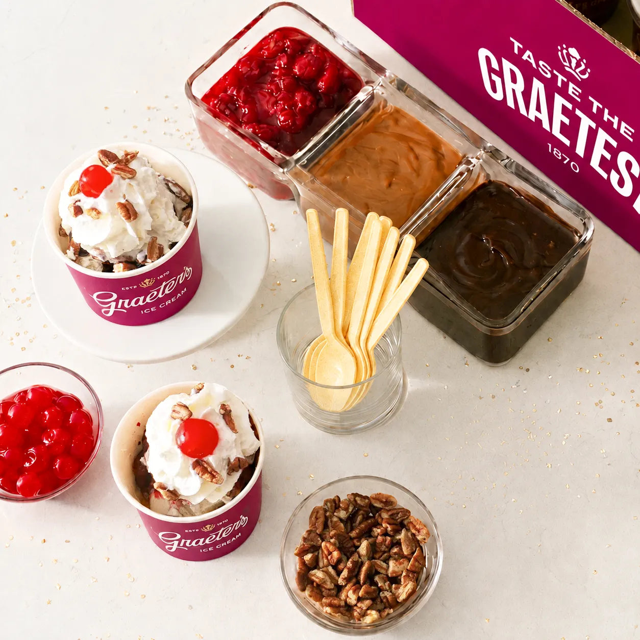 Graeter's catering sundae bar