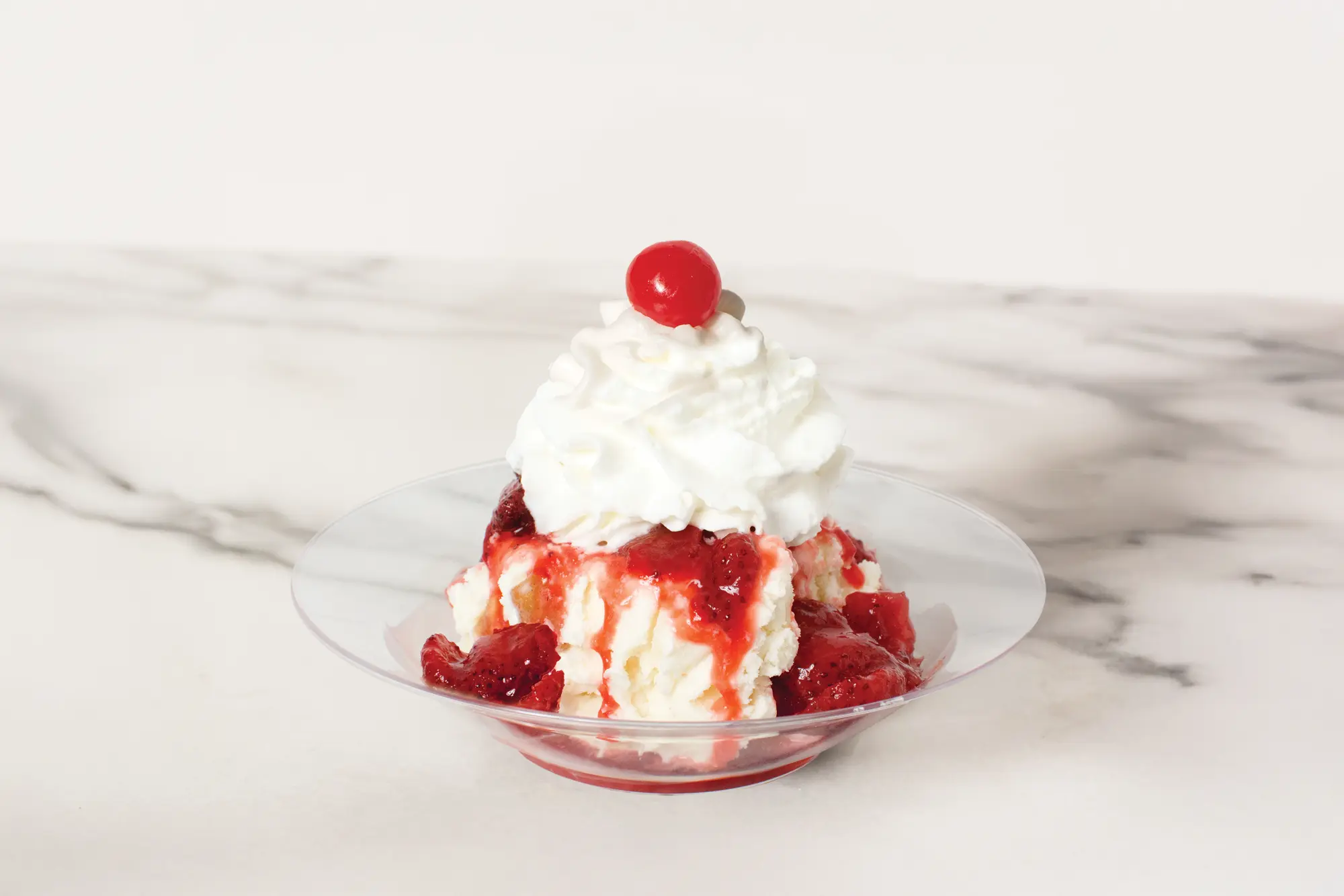 strawberry sundae
