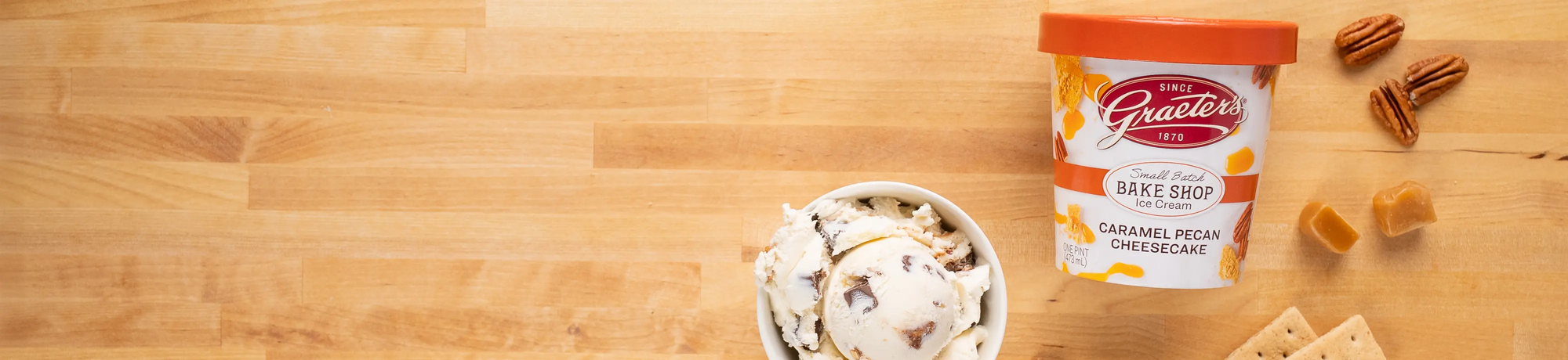 Limited edition Caramel Pecan Cheesecake ice cream