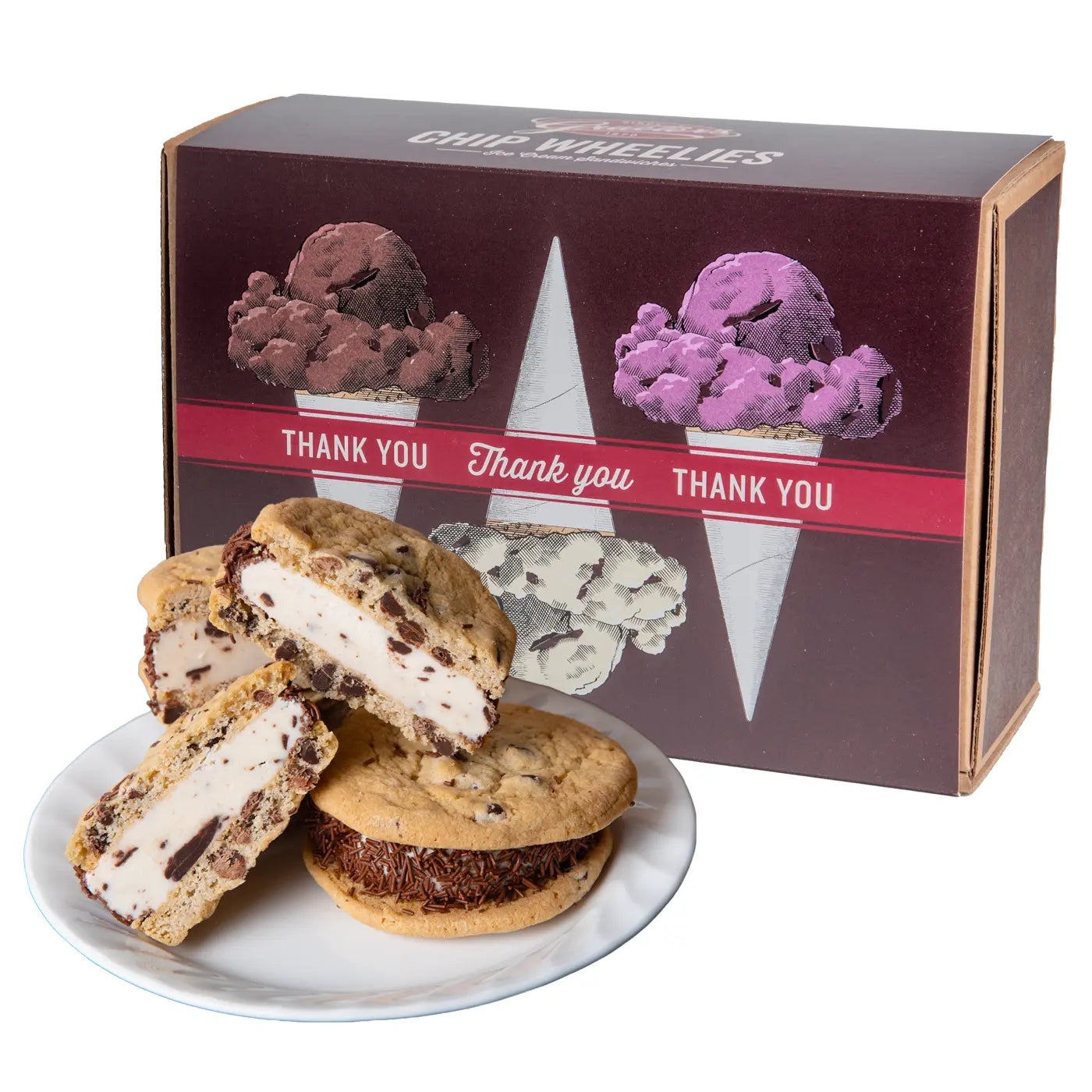 Graeter's Vanilla Chocolate Chip Wheelies "Thank You" Gift Box