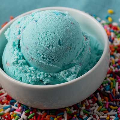 Scoop of Graeter's Cotton Candy Ice Cream