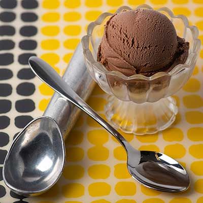 Scoop of Graeter's Dutch Milk Chocolate Ice Cream