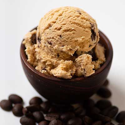 Scoop of Graeter's Mocha Chocolate Chip Ice Cream