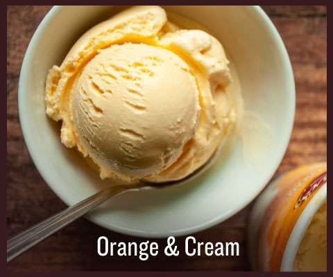 Orange and Cream Ice Cream