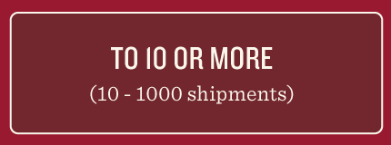 To 10 Or More (10-1000 shipments)